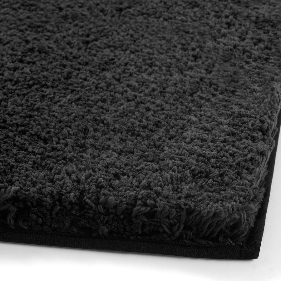ALMTJÄRN Bath mat, dark grey, 60x90 cm IKEA