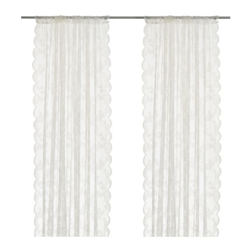 Alvine Spets Net Curtains 1 Pair Ikea