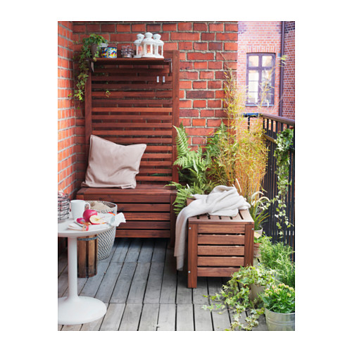 ÄPPLARÖ Storage bench, outdoor - IKEA on {keyword}