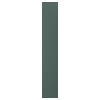 ASPUDDEN Cover panel, dark grey-green, 39x240 cm