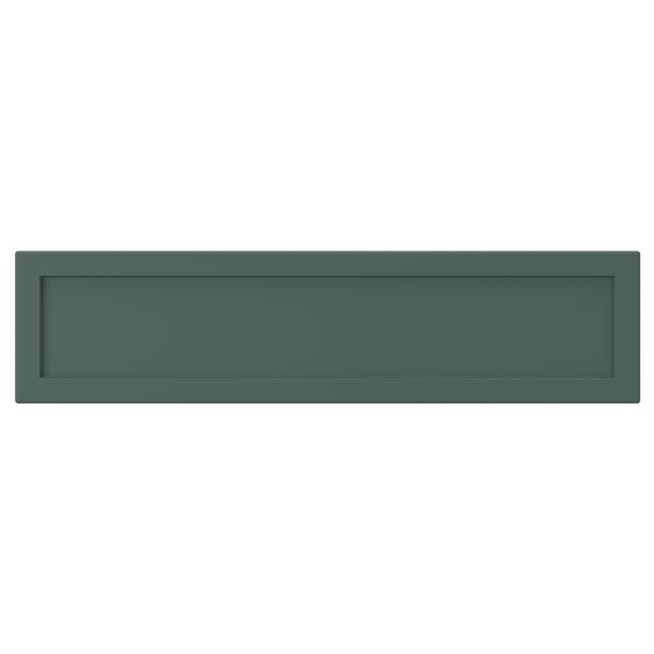 ASPUDDEN Drawer front, dark grey-green, 40x10 cm