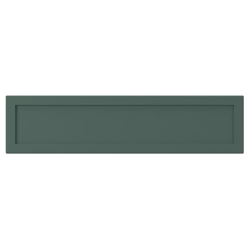 ASPUDDEN Drawer front, dark grey-green, 40x10 cm