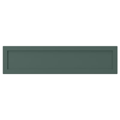 ASPUDDEN Drawer front, dark grey-green, 40x10 cm