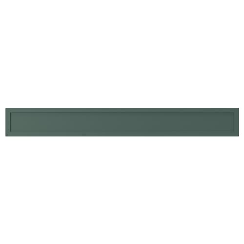 ASPUDDEN Drawer front, dark grey-green, 80x10 cm