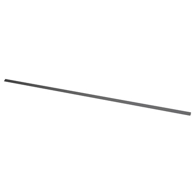 BASKETORP Wall finishing strip, anthracite/aluminium