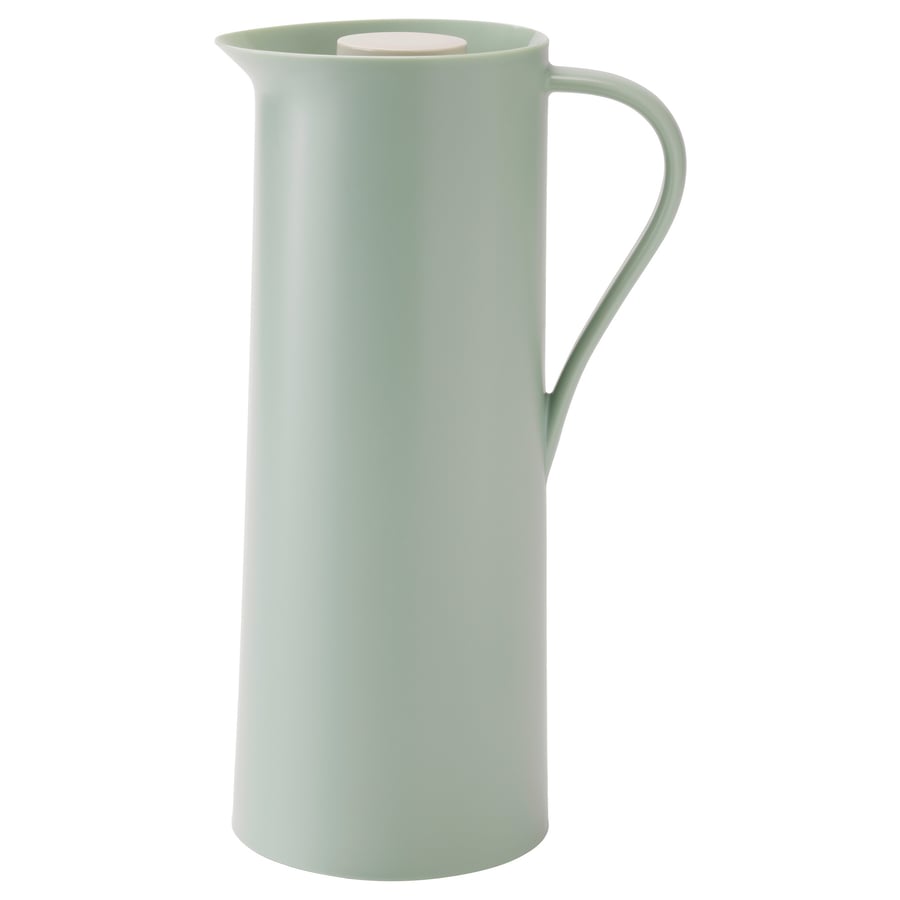 BEHÖVD Vacuum flask, light green, beige IKEA