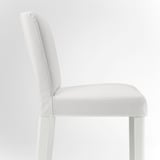 BERGMUND Bar stool with backrest, white/Inseros white, 62 cm