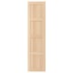 BERGSBO Door with hinges, white stained oak effect, 50x195 cm