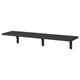 BERGSHULT / RAMSHULT Wall shelf, brown-black, 120x30 cm