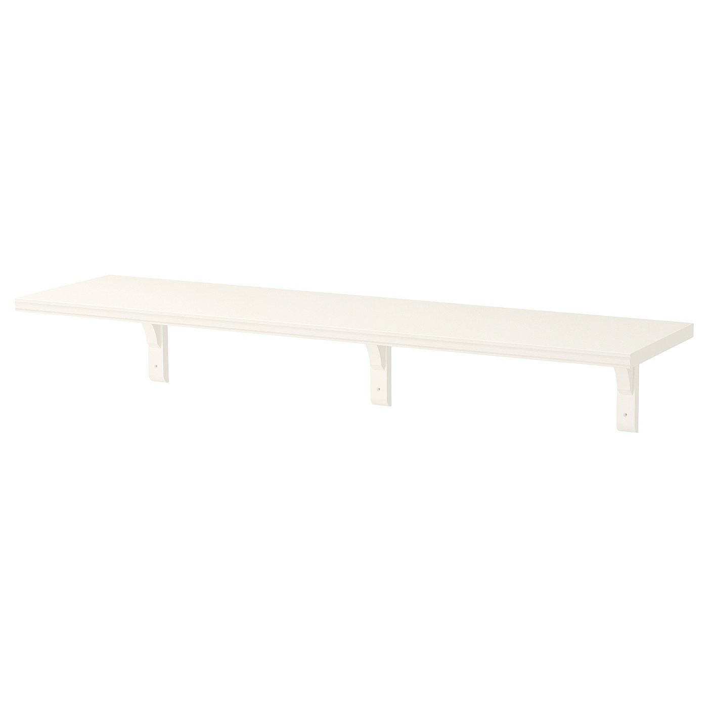 BERGSHULT / RAMSHULT Wall shelf, white, 120x30 cm IKEA