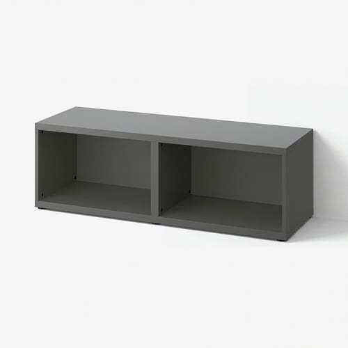 BESTÅ Frame, dark grey, 120x40x38 cm