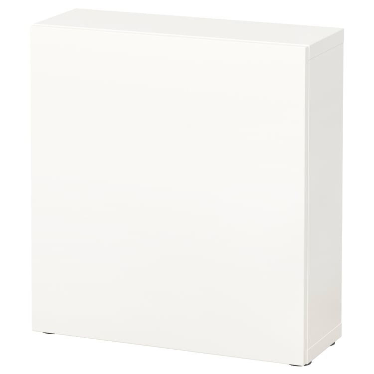 BESTÅ shelf unit with door, white/Lappviken white, 60x22x64 cm IKEA