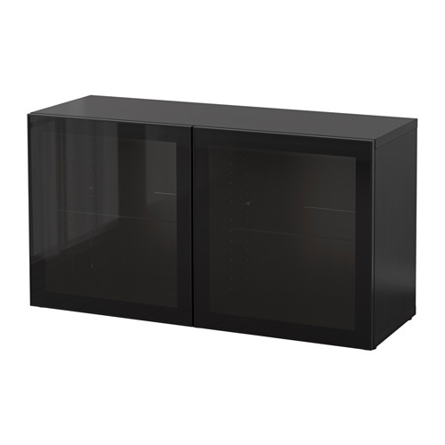 BESTÅ Shelf unit with glass doors IKEA