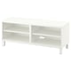 BEST脜 TV bench, white, 120x40x48 cm