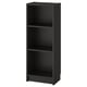BILLY Bookcase, black-brown, 40x28x106 cm