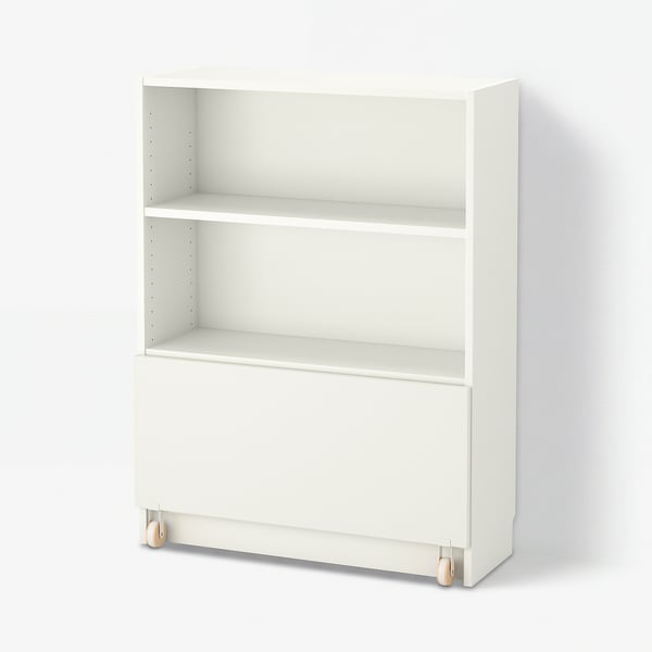BILLY Bookcase with drawer, white, 80x30x106 cm