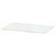 Option: BILLY Extra shelf, glass, 36x26 cm