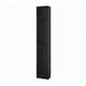 BILLY / OXBERG Bookcase w glass doors/ext unit, black oak effect, 40x30x237 cm