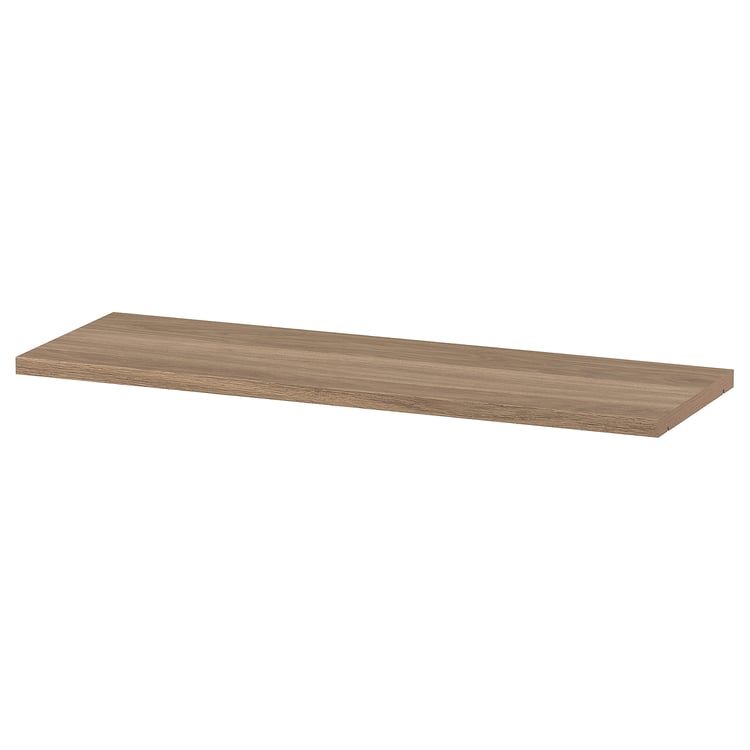 BILLY shelf, oak effect, 76x26 cm IKEA