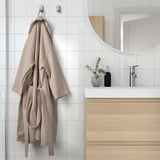 BJÄLVEN Bath robe, beige, S/M