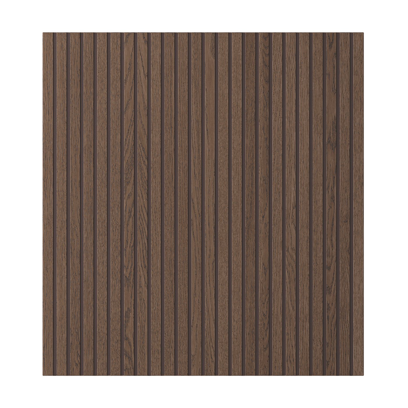 BJÖRKÖVIKEN door, brown stained oak veneer, 60x64 cm IKEA