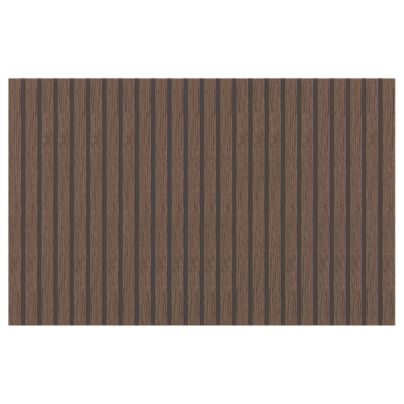 BJÖRKÖVIKEN Door/drawer front - brown stained oak veneer 60x38 cm