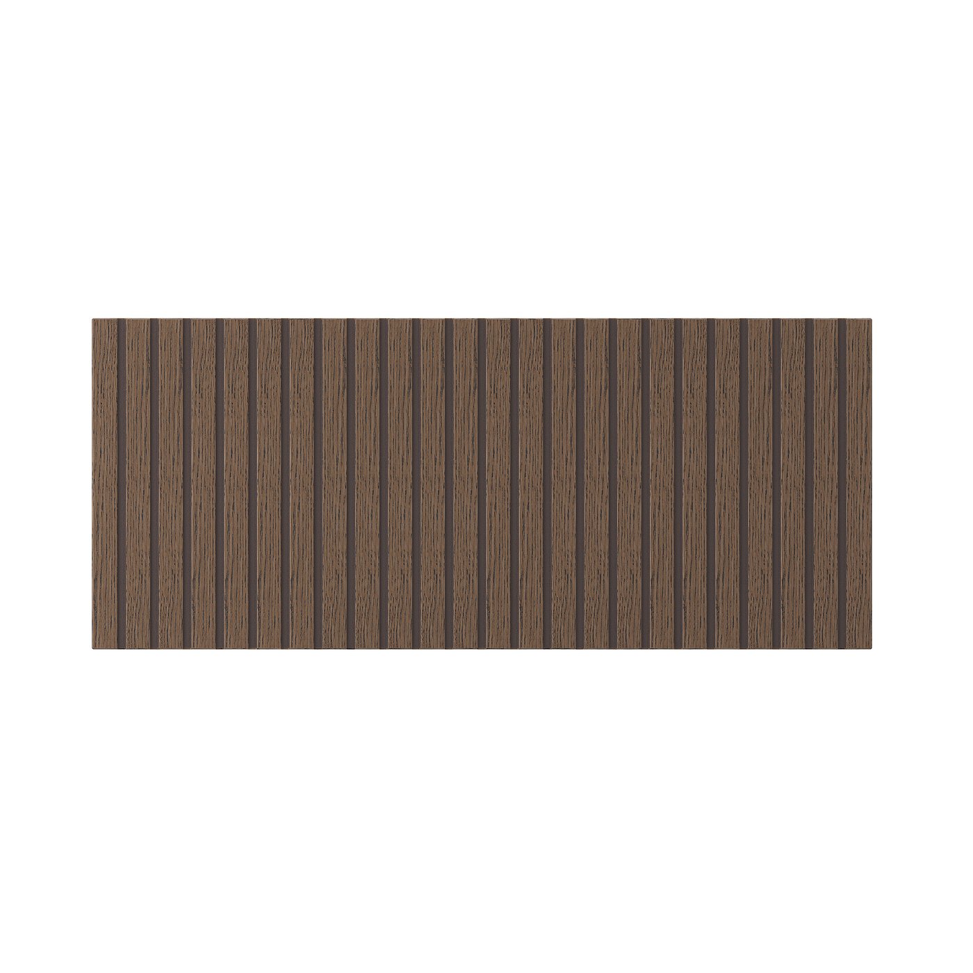 BJÖRKÖVIKEN Drawer front - brown stained oak veneer 60x26 cm