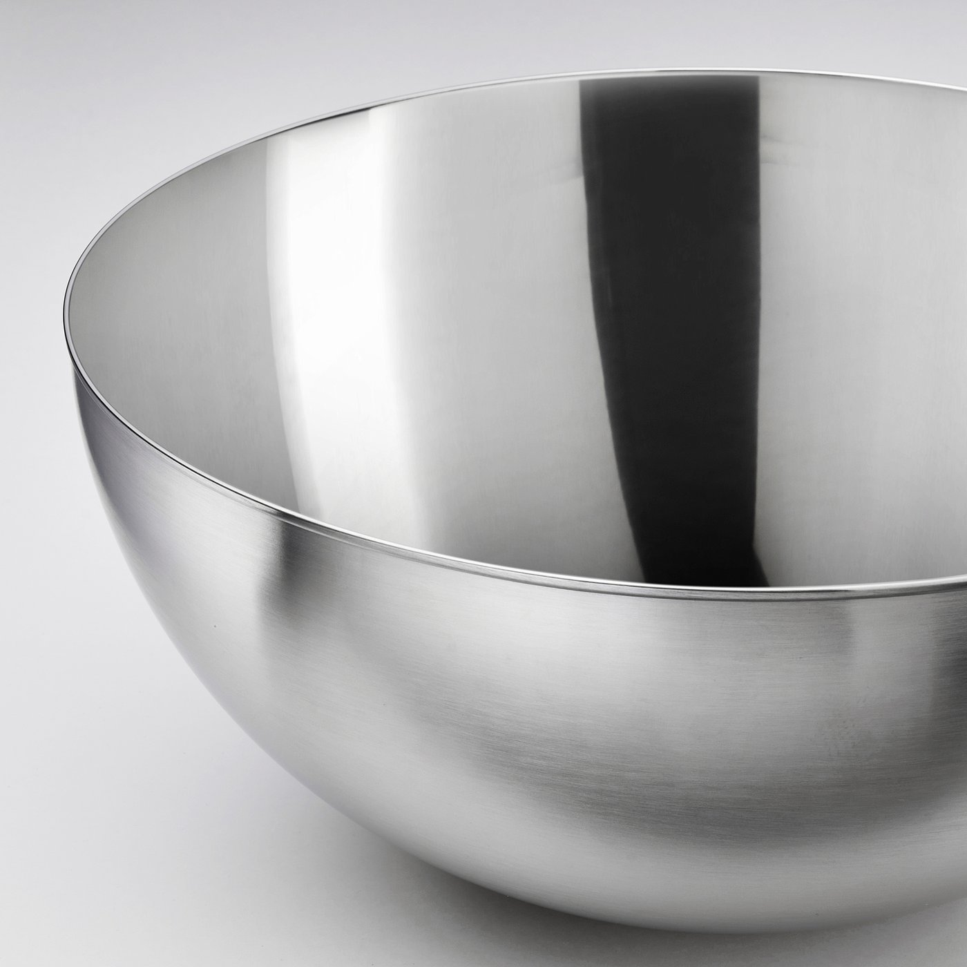 BLANDA BLANK Serving bowl, stainless steel, 36 cm - IKEA