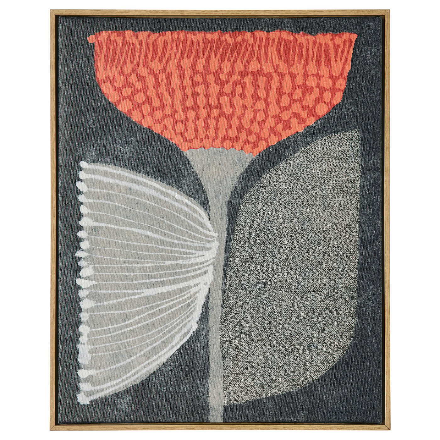 BLODFLÄDER Picture - orange flower 40x50 cm