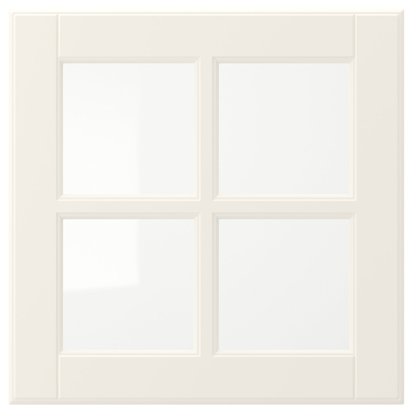 BODBYN Glass door - off-white 40x40 cm