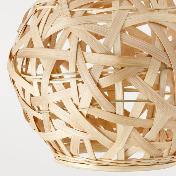 BOGVÅG pendant lamp shade, bamboo IKEA