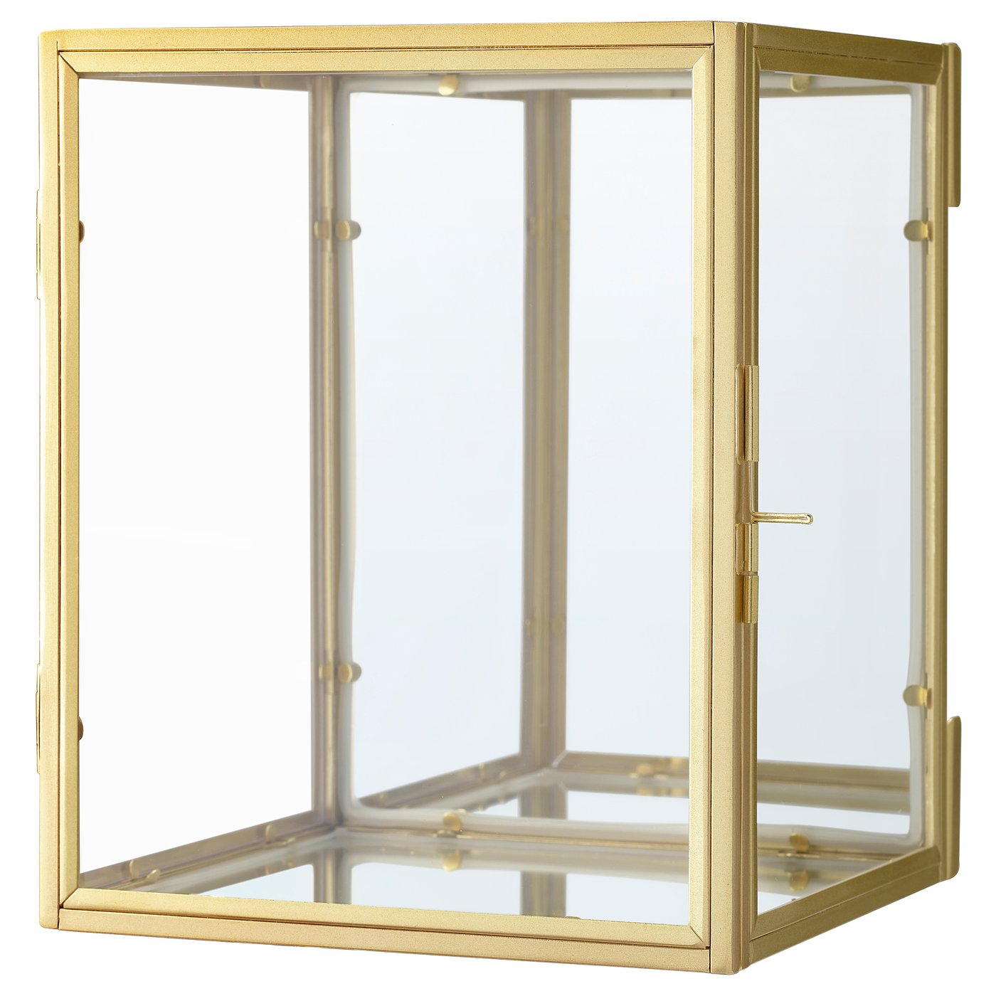 BOMARKEN Display box, gold-colour - IKEA