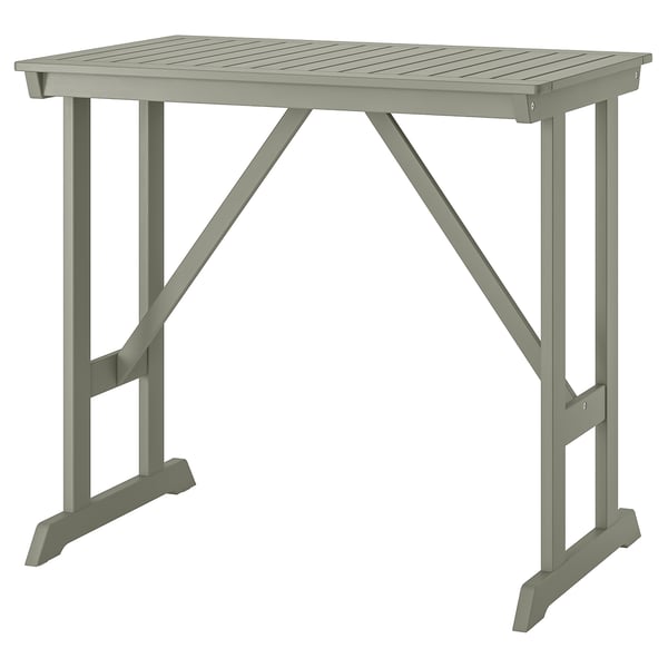 BONDHOLMEN bar table, outdoor, grey, 116x72 cm IKEA