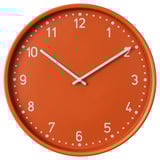 BONDIS Wall clock, orange, 38 cm