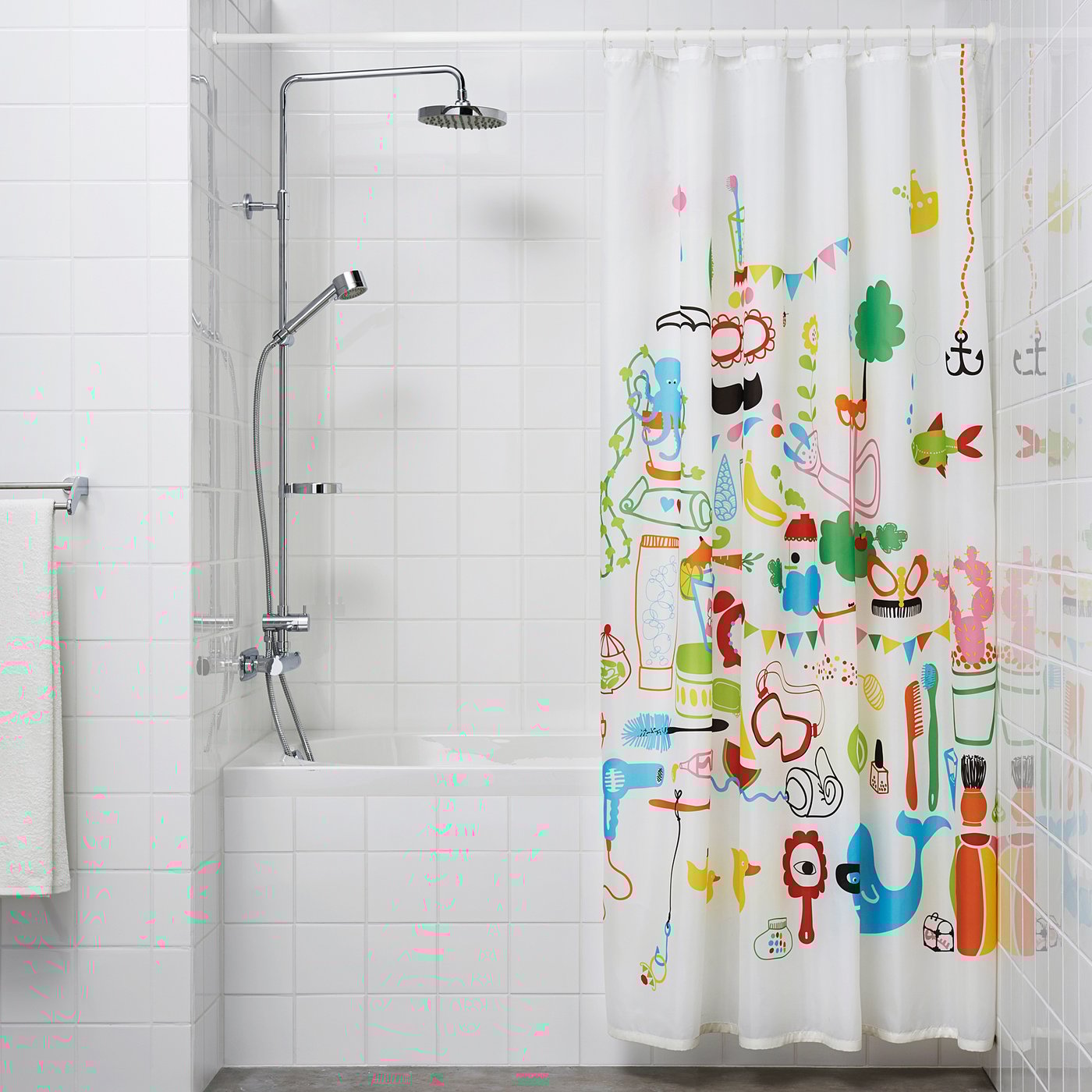 Botaren Shower Curtain Rod 70 120 Cm Ikea