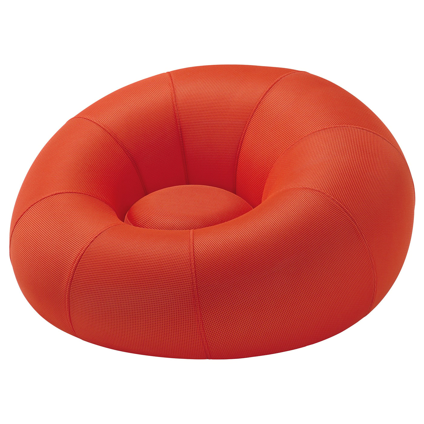 BRÄNNBOLL Inflatable gaming lounge chair - bright orange