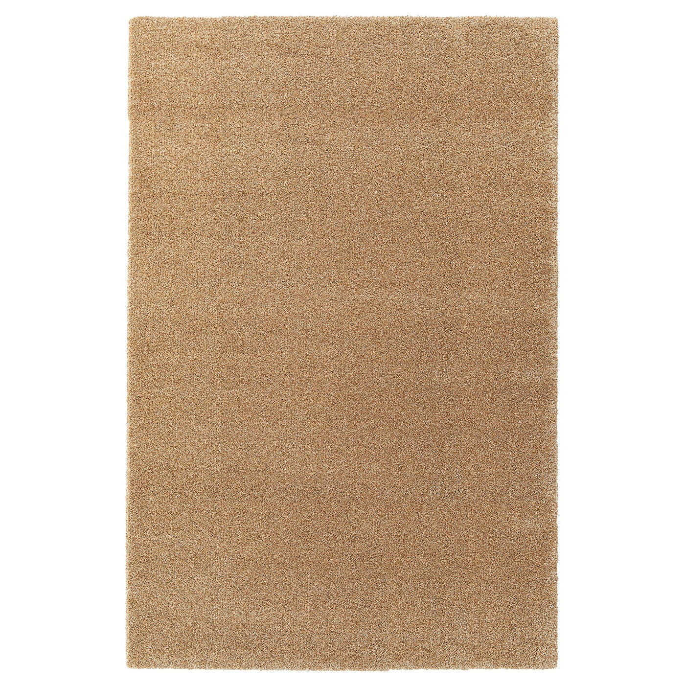 BREVBÄRARE Rug, high pile - deep beige 200x300 cm