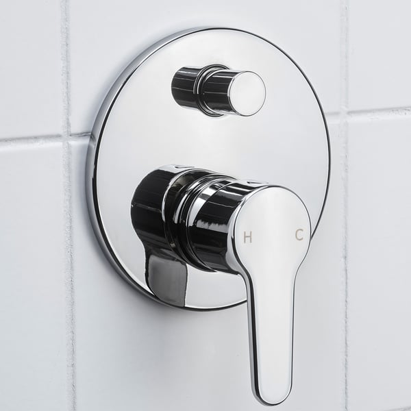BROGRUND Bath/shower mixer with spout, chromeplated IKEA