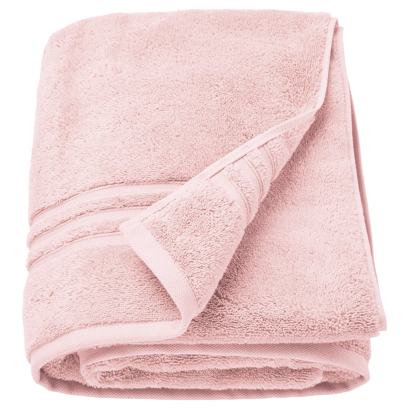 BROKGLIM Bath sheet - pink 100x150 cm