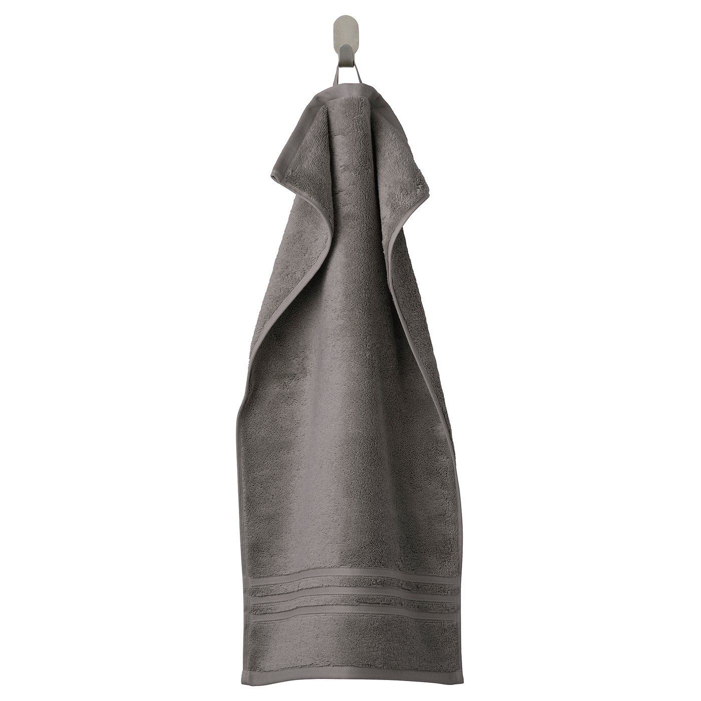 BROKGLIM Hand towel - grey 40x70 cm