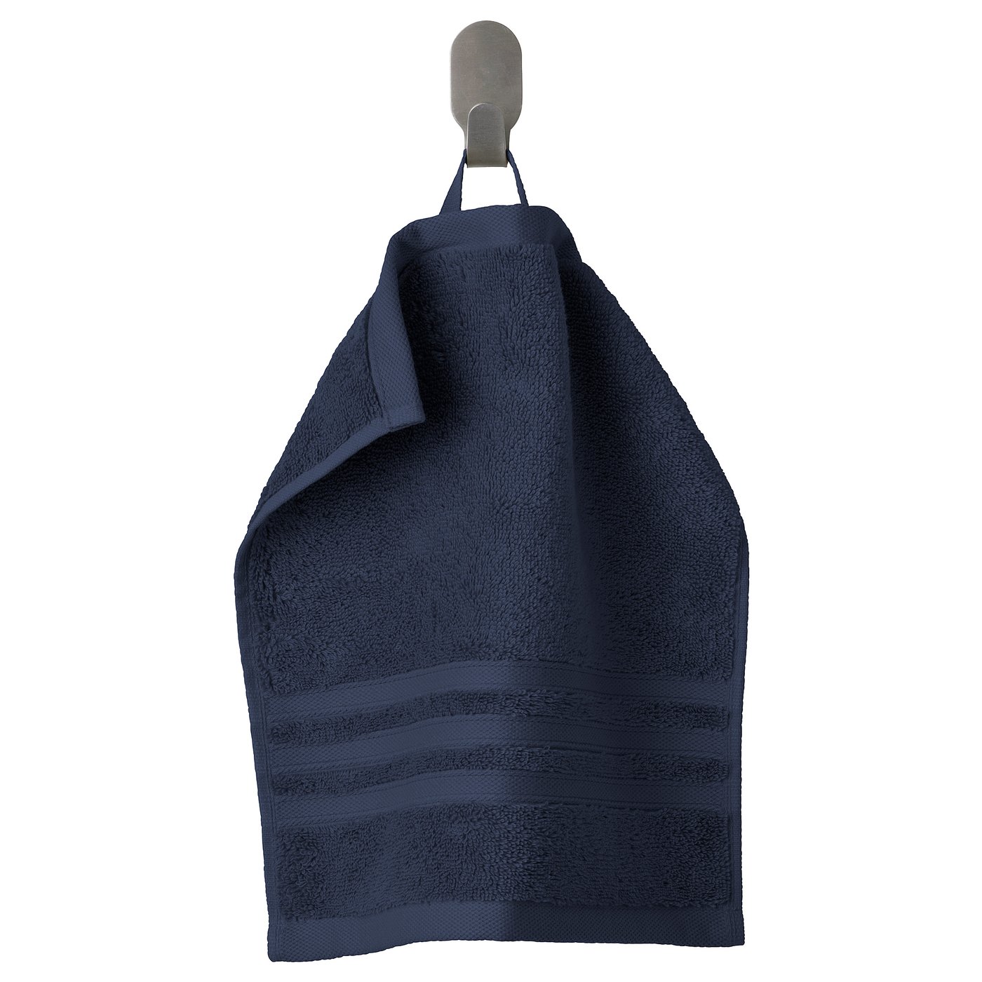 BROKGLIM Washcloth - dark blue 30x30 cm