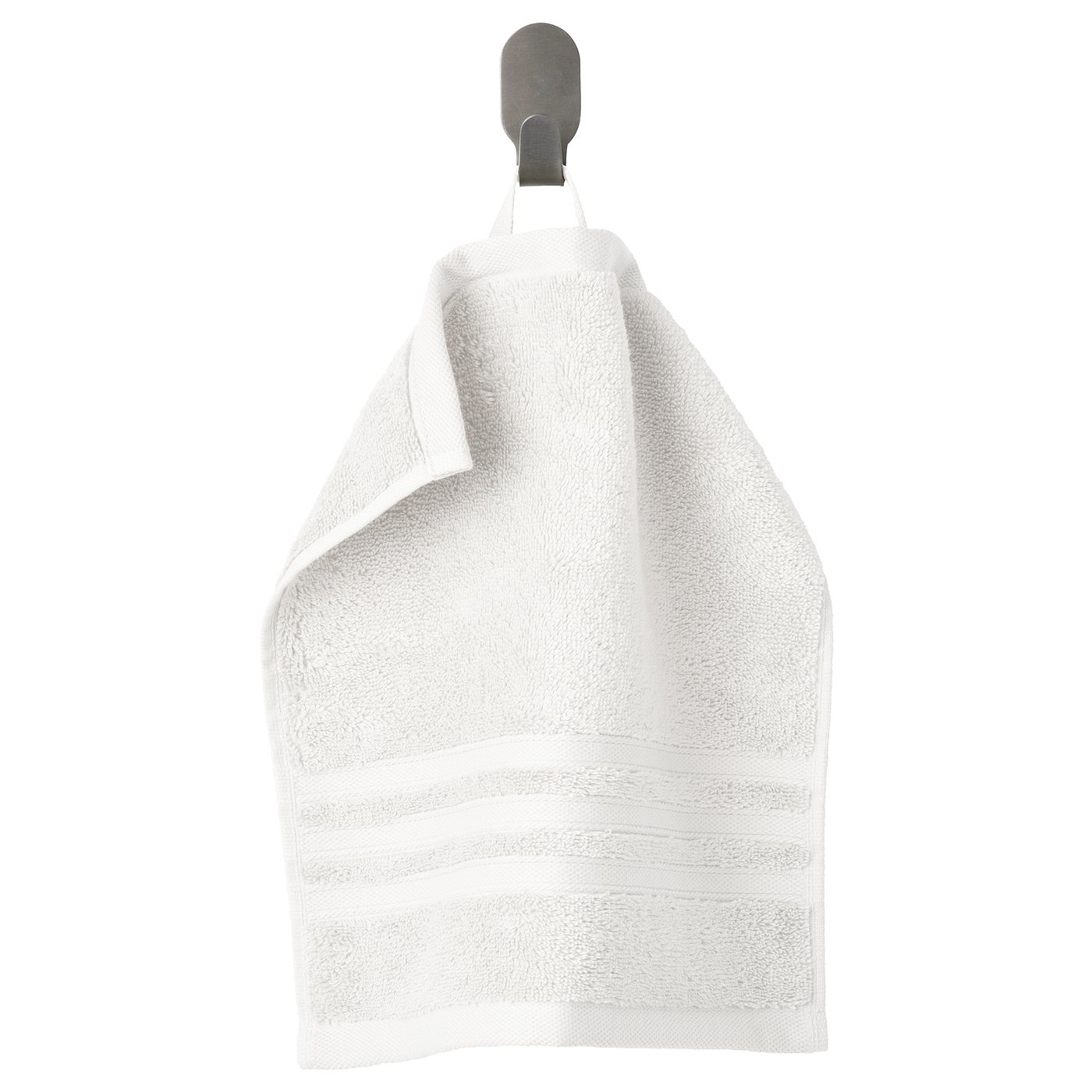 BROKGLIM Washcloth - white 30x30 cm