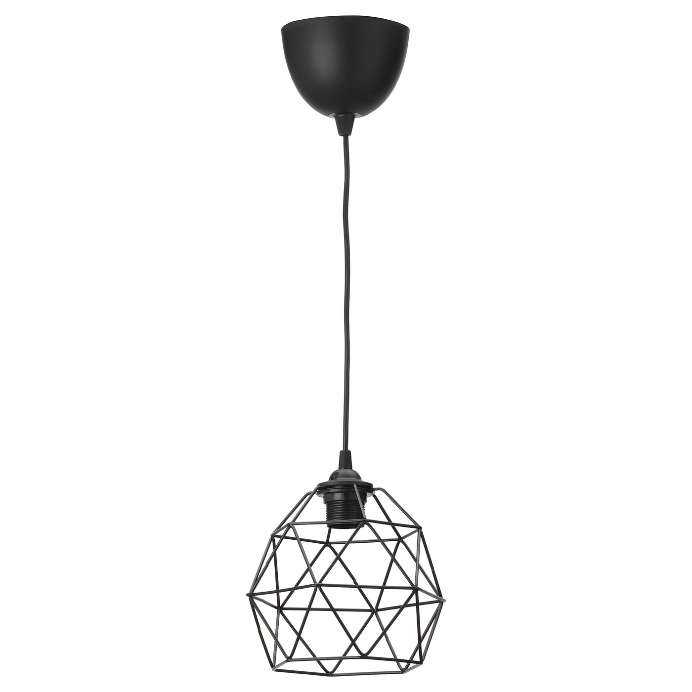 BRUNSTA / HAVSDJUP Pendant lamp - black 20 cm