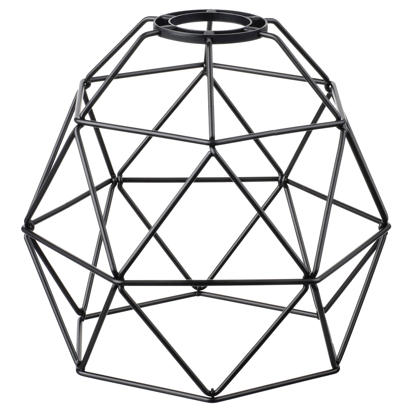 BRUNSTA Pendant lamp shade - black 20 cm