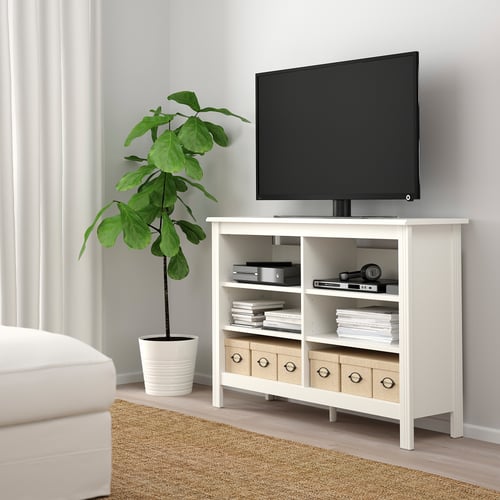 BRUSALI TV bench white IKEA