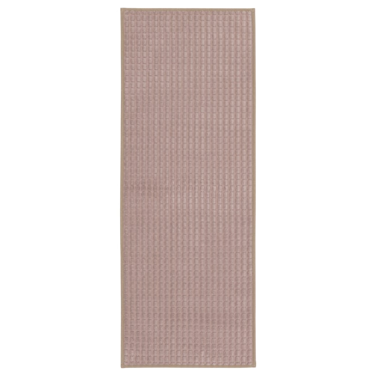 BRYNDUM kitchen mat, beige, 45x180 cm IKEA