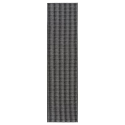 BRYNDUM Kitchen mat, grey, 45x180 cm