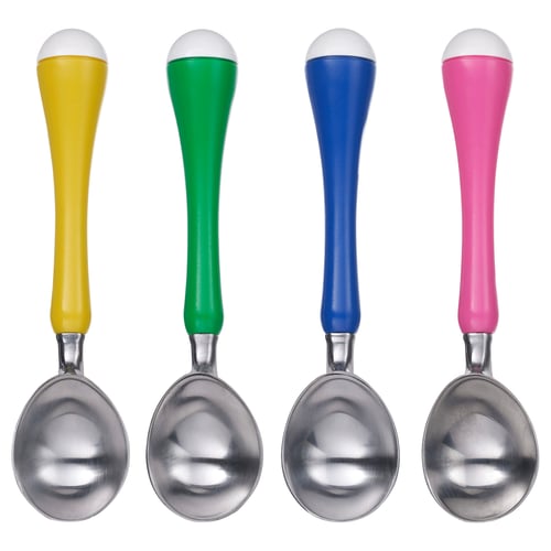 CHOSIGT Icecream scoop, yellow/green, blue/pink IKEA