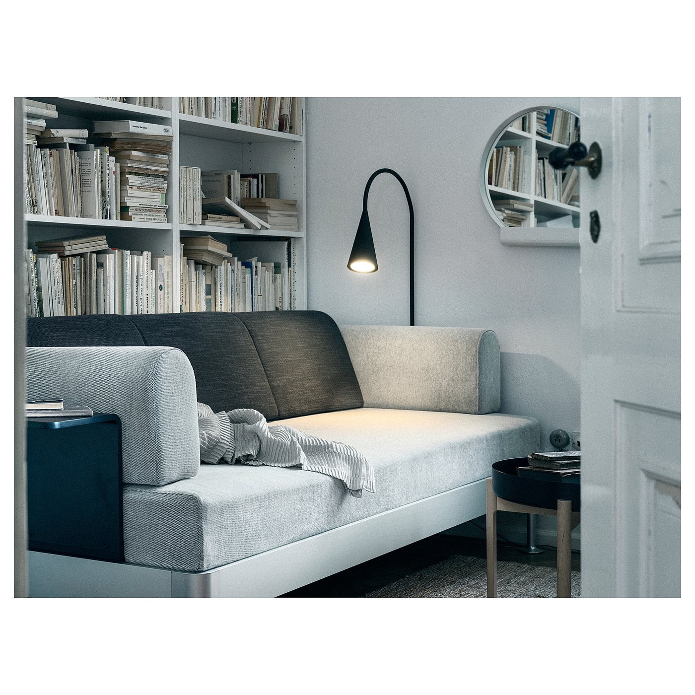 Delaktig Led Floor Lamp Black Ikea