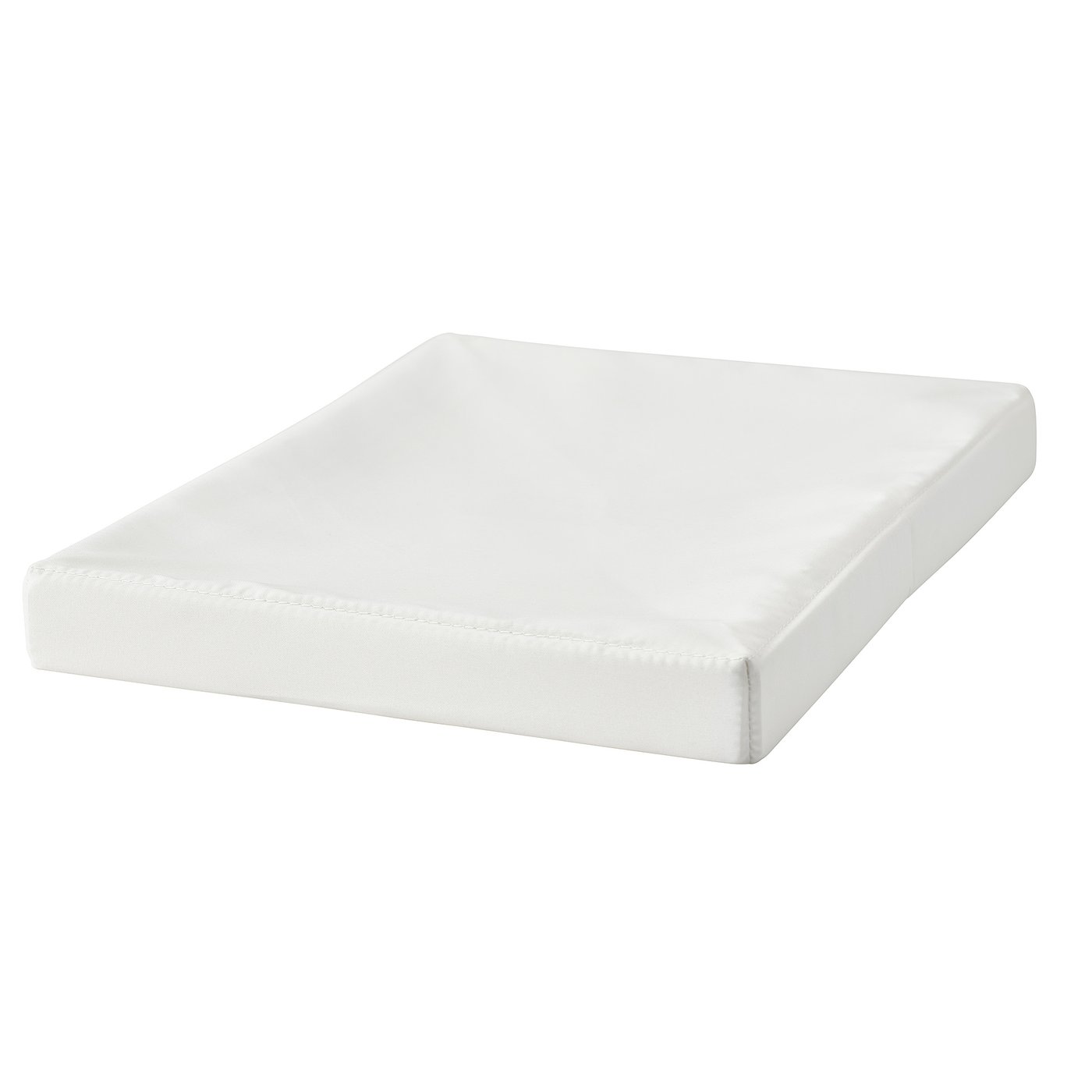 DRÖNA Lid, white textile, 36x26 cm